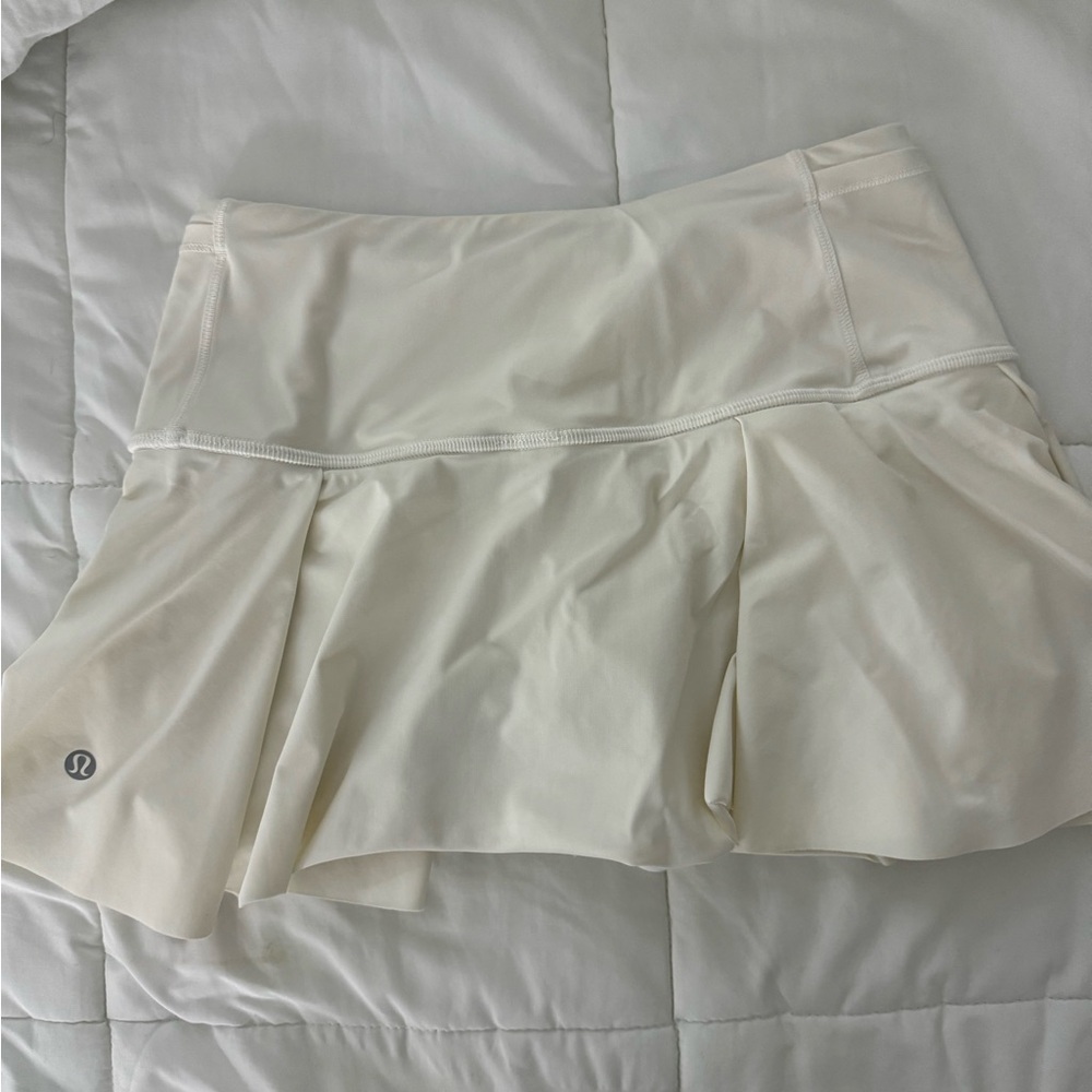 bone lululemon skirt